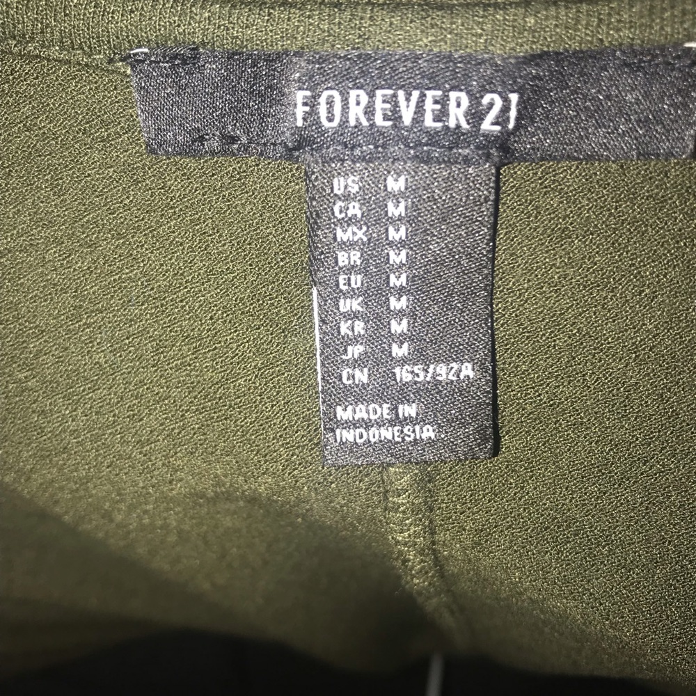 Forever 21 green dress